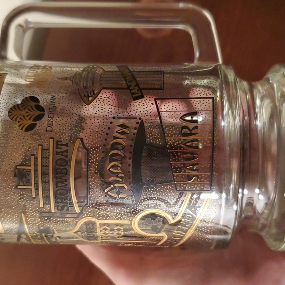 Vintage VTG Las Vegas strip glass stein mug - Picture 10 of 12
